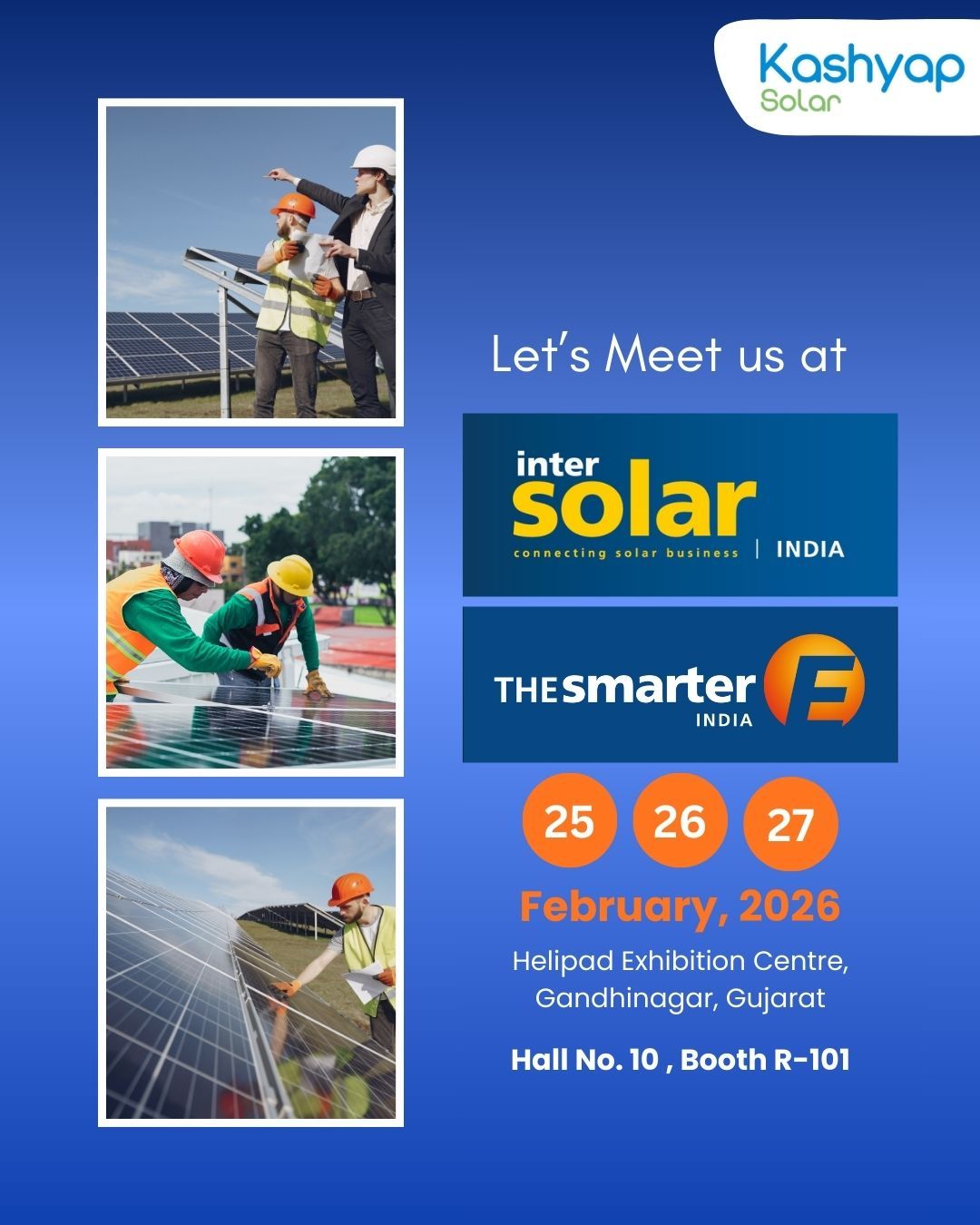 Kashyap Solar at Intersolar India 2026, Gandhinagar